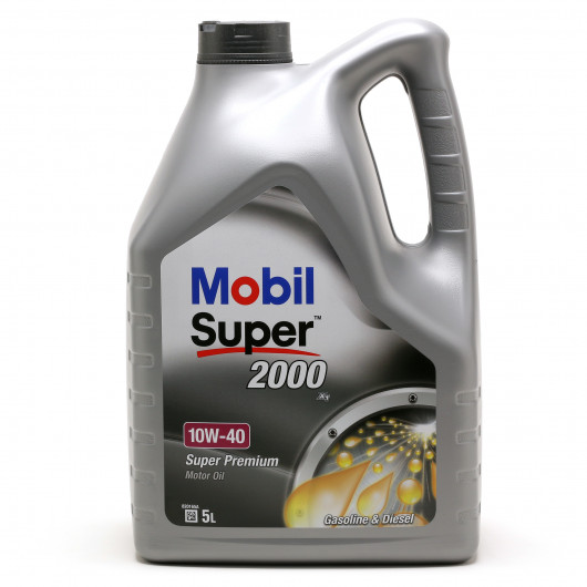 Mobil Super 2000 X1 10W-40 Diesel & Benziner Motoröl 5Liter